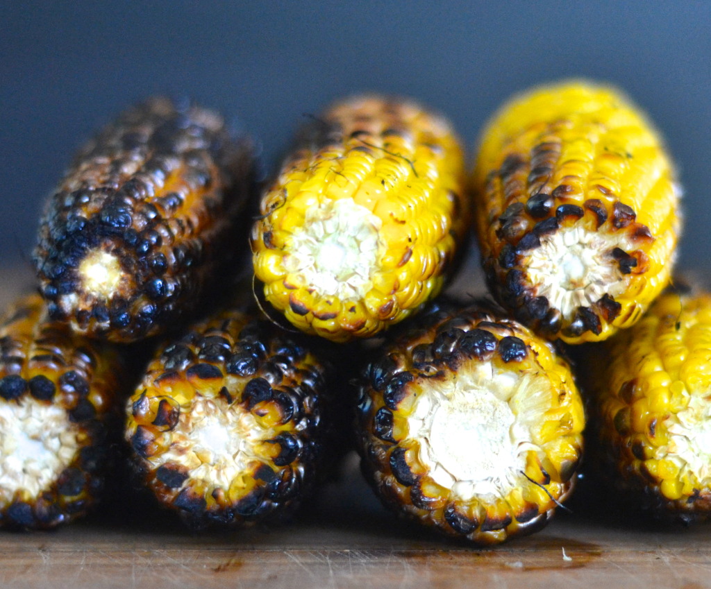 Easy barbecued corn 