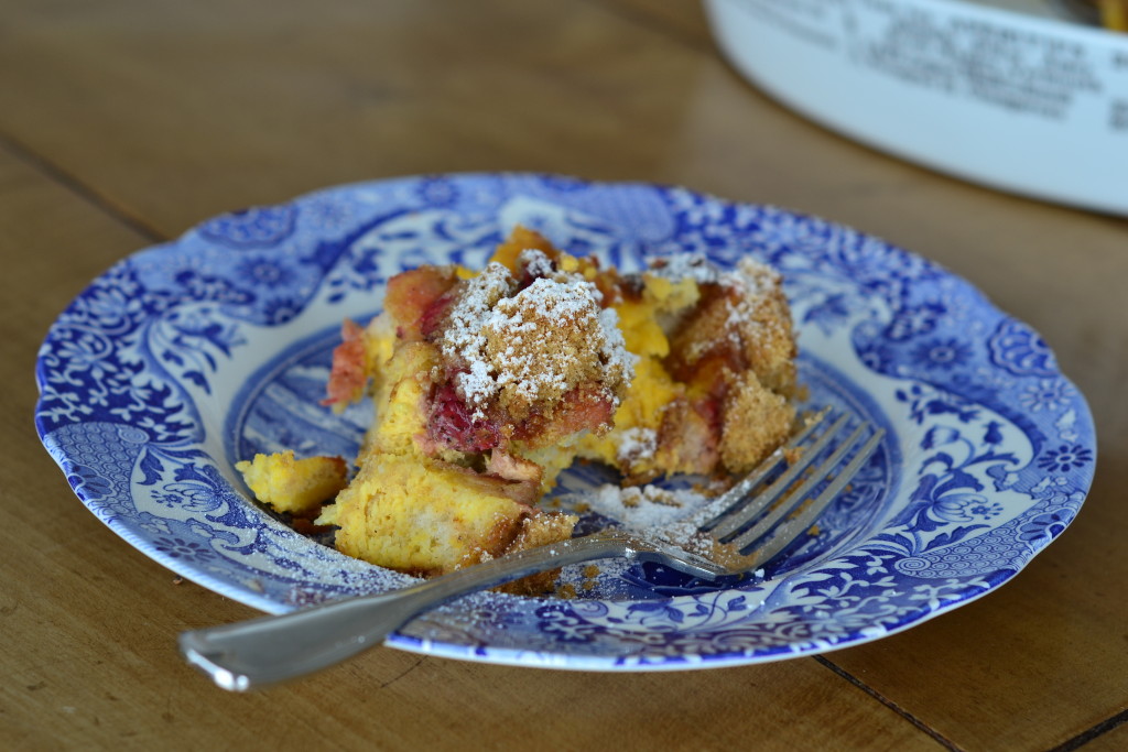 oven baked strawberry french toast
